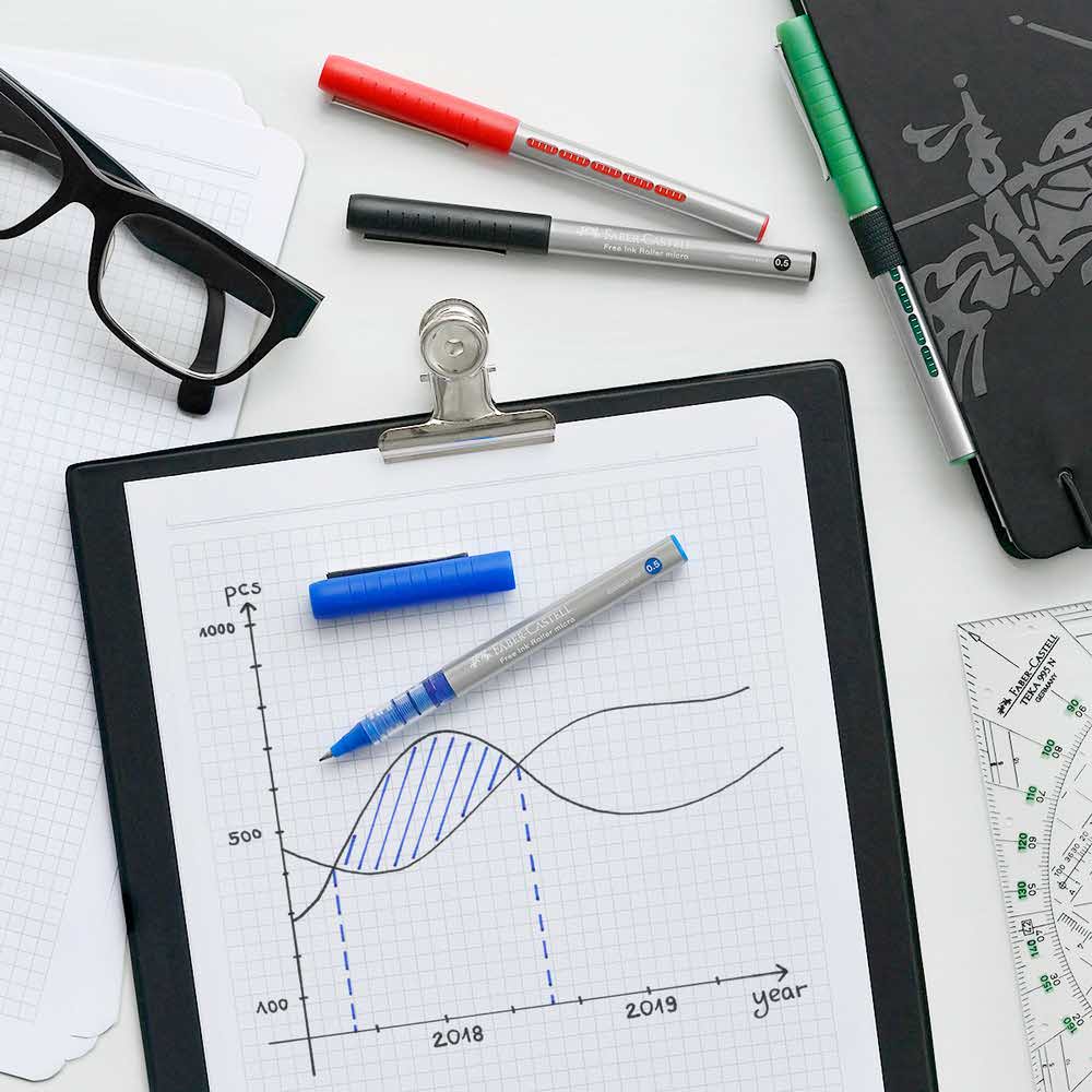 cienkopis kulkowy free ink 05mm czarny faber castell alibiuro.pl 79