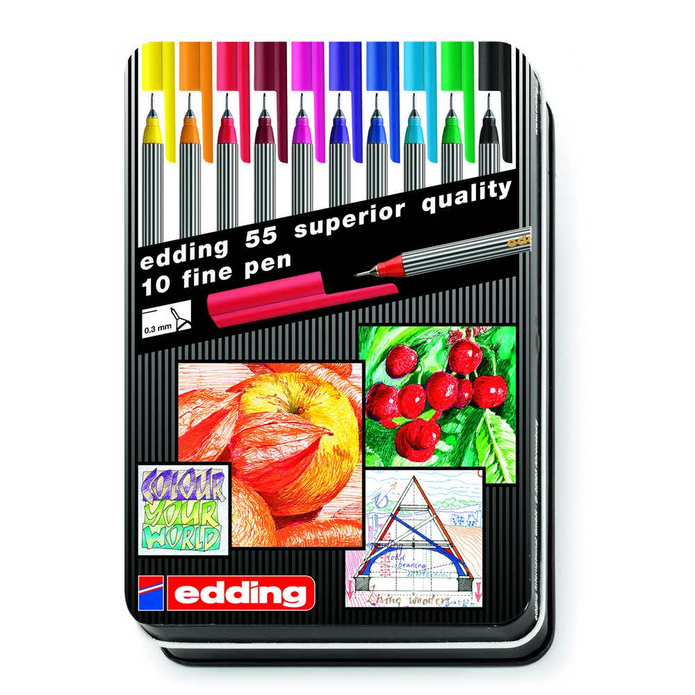 cienkopisy edding 03mm 10 kolopakowanie metalowe alibiuro.pl 28