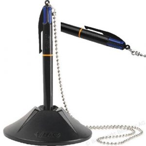 Długopis na łańcuszku 4 Colours (4 wkłady niebieskie) Desk Pen BIC
