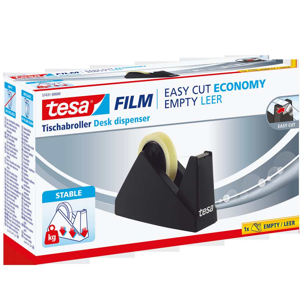 dyspenser stacjonarny tesafilm easy cut 66m x 25mm czarny alibiuro.pl 31