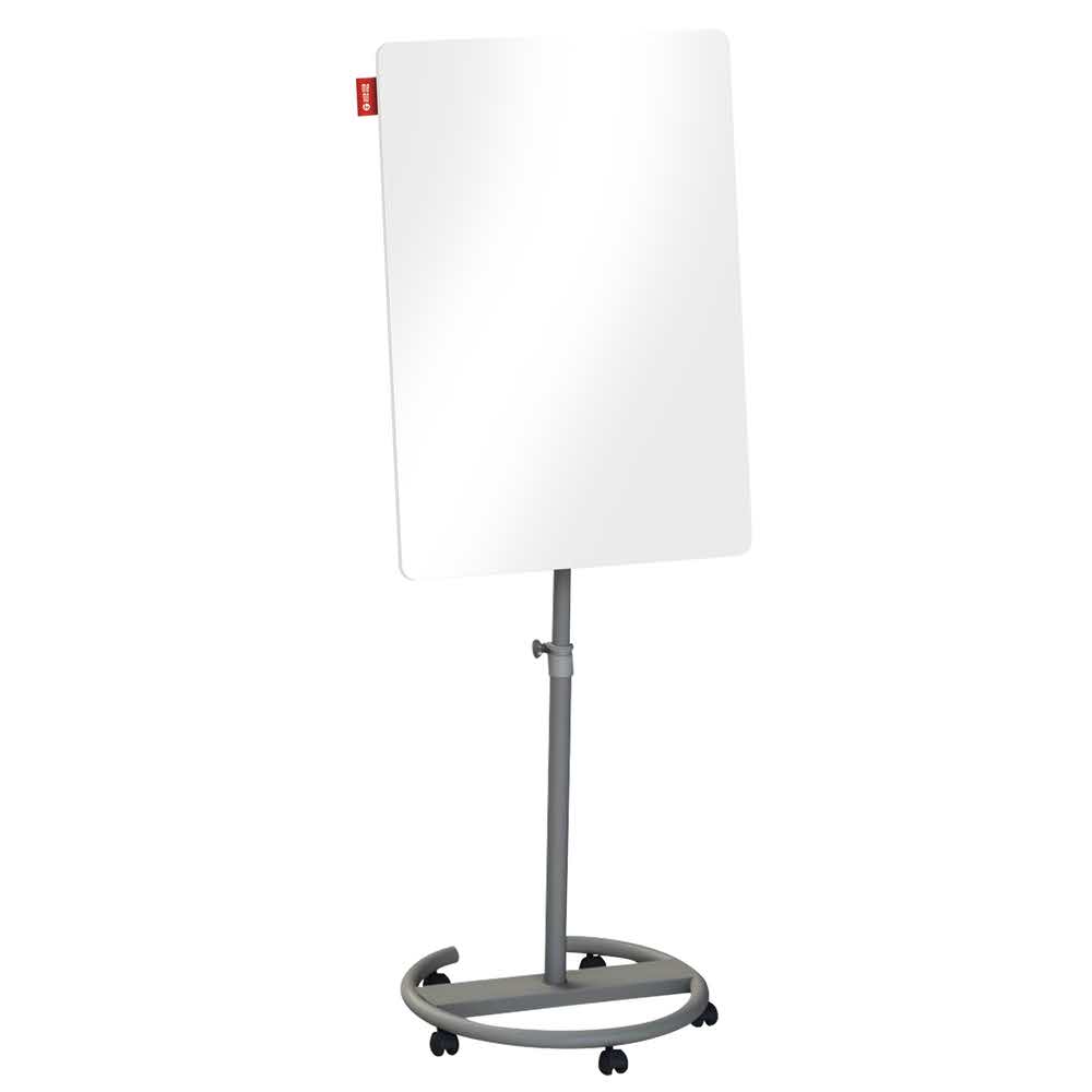 flipchart mobilny memobe szklany biały suchościeralny magnetyczny circle 70x100xh220 cm alibiuro.pl 71