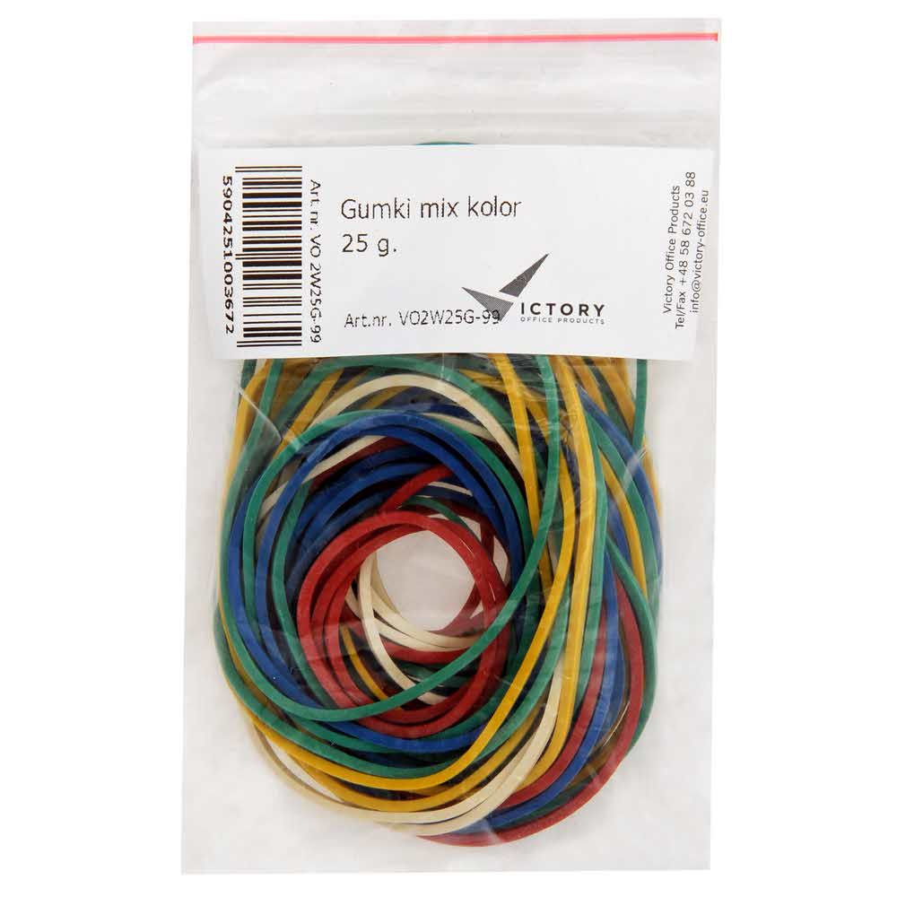 gumki recepturki mix kolorów opw 25g victory office alibiuro.pl 4