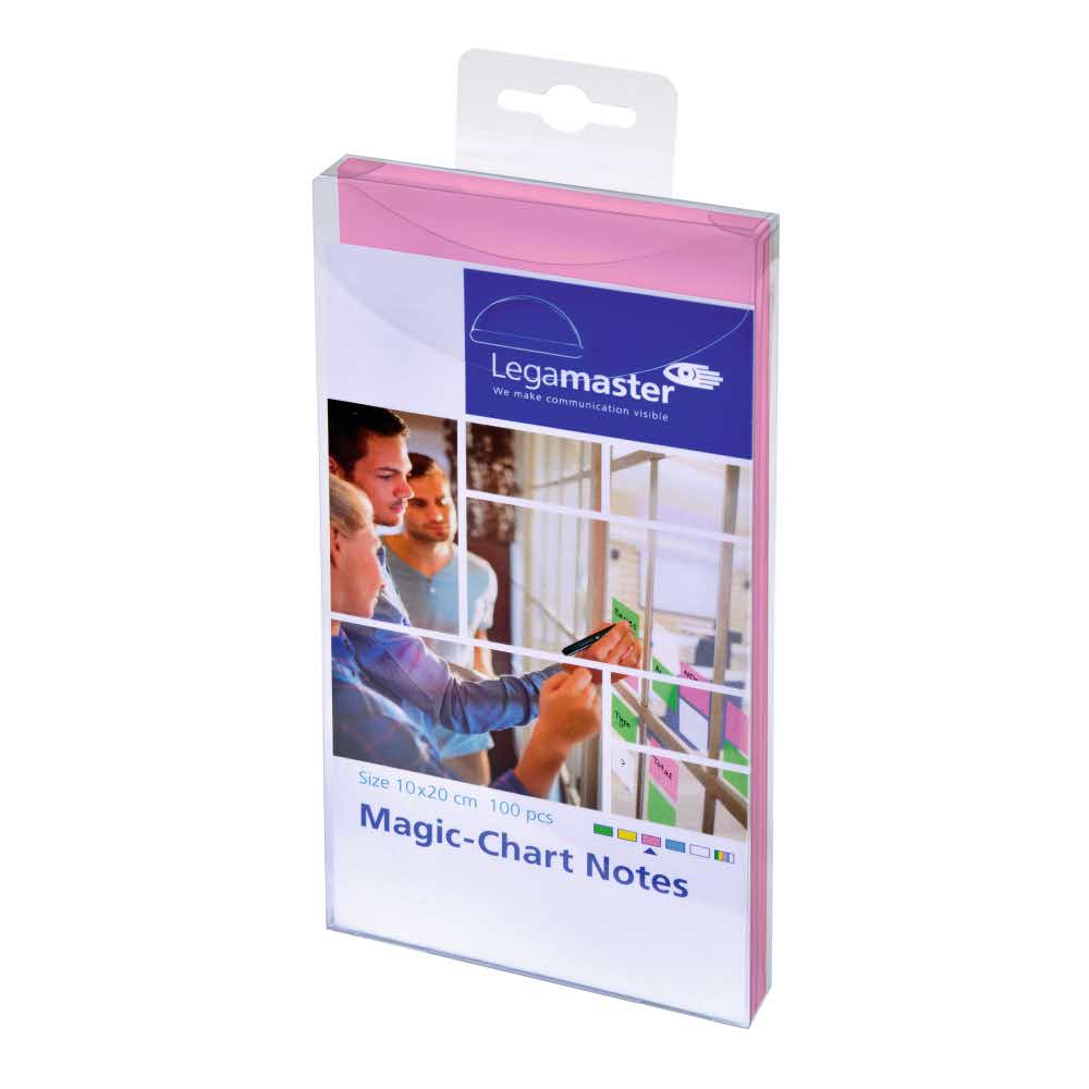 karteczki magic chart różowe 100 ark10x20cm legamaster alibiuro.pl 85