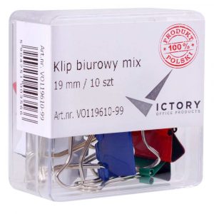 klip mix kolorów 19 mm op6 10 sztvictory office alibiuro.pl 59