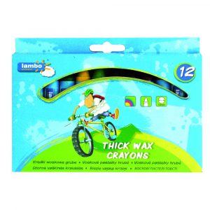 kredki lambo school woskowe grube 12 kol. alibiuro.pl 75