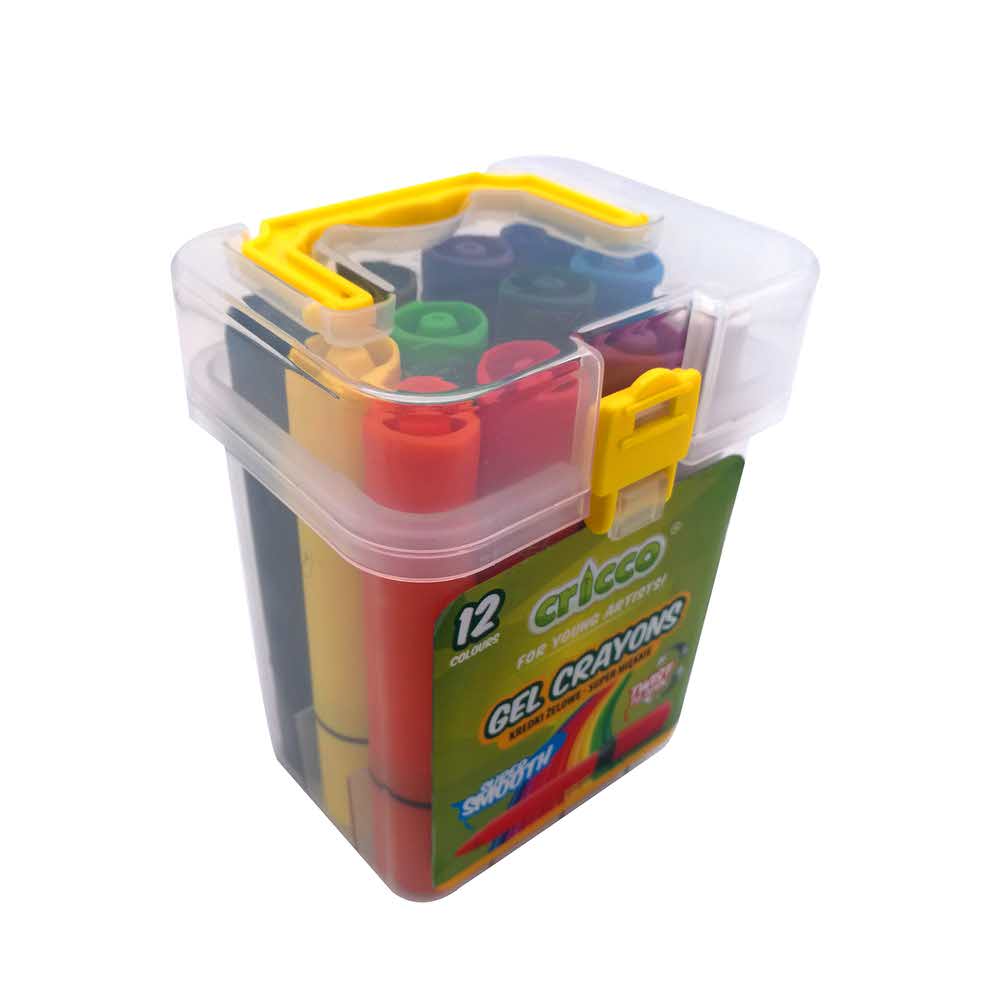 kredki żelowe twist cricco 12 kol.wiaderko alibiuro.pl 26