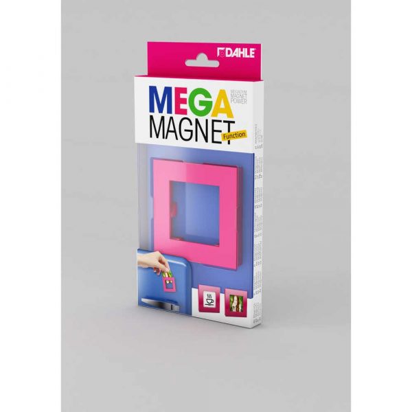 magnes mega magnet square xl 75x75mm różowy dahle alibiuro.pl 86
