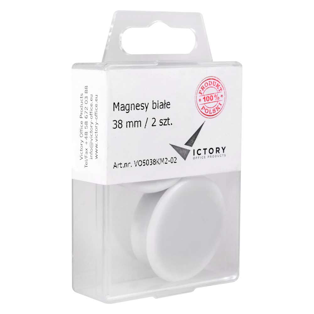 magnesy białe 38mm opkm 2 sztvictory office alibiuro.pl 73