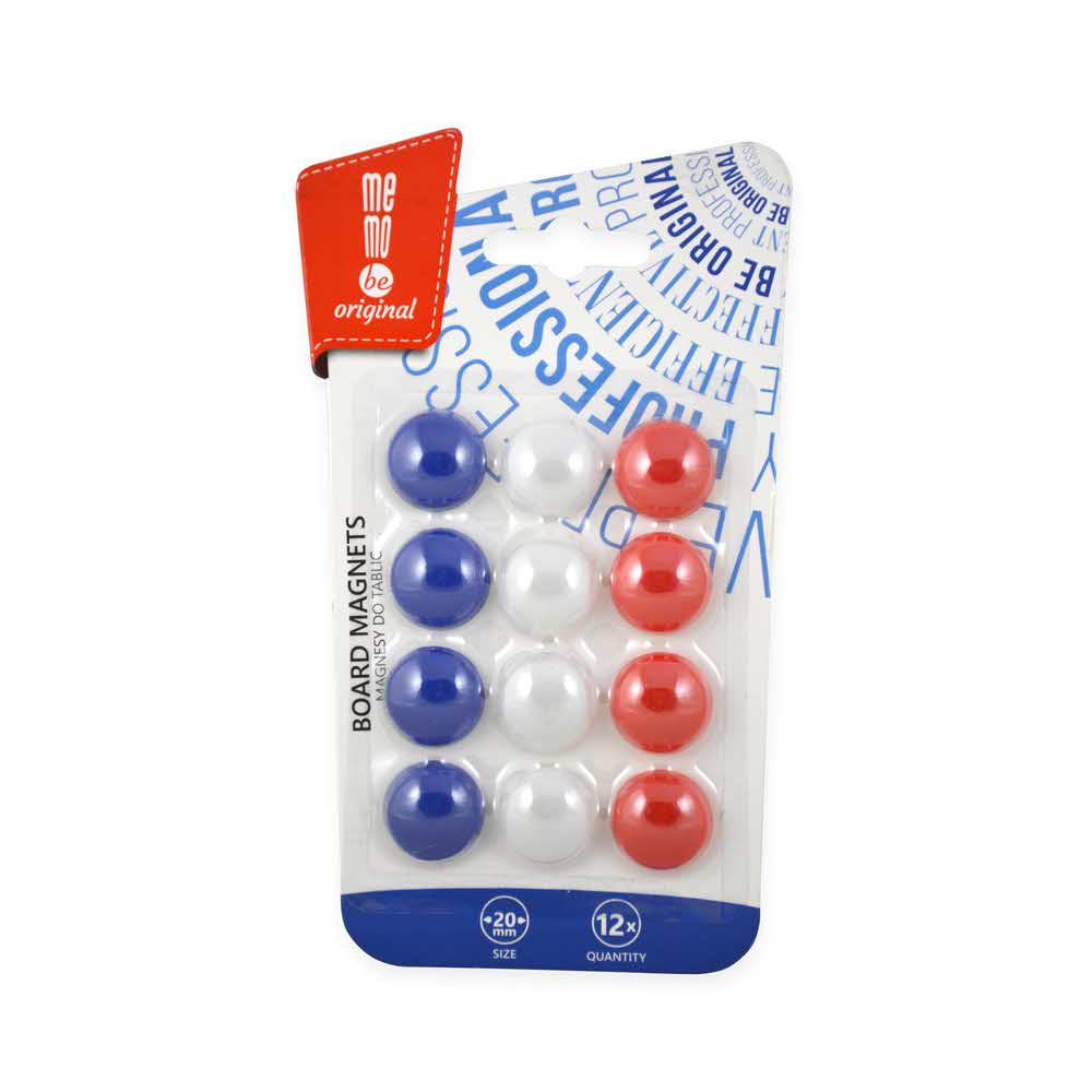 magnesy do tablic memobe f20 mm 12 sztblister alibiuro.pl 45