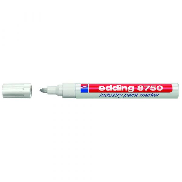 marker edding lakierowy przemysłowy okrągła końcówka 2 4mm biały alibiuro.pl 9