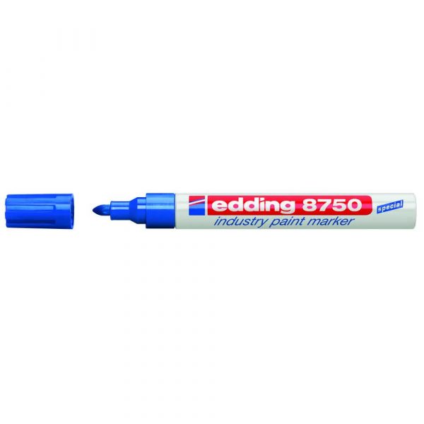 marker edding lakierowy przemysłowy okrągła końcówka 2 4mm niebieski alibiuro.pl 65