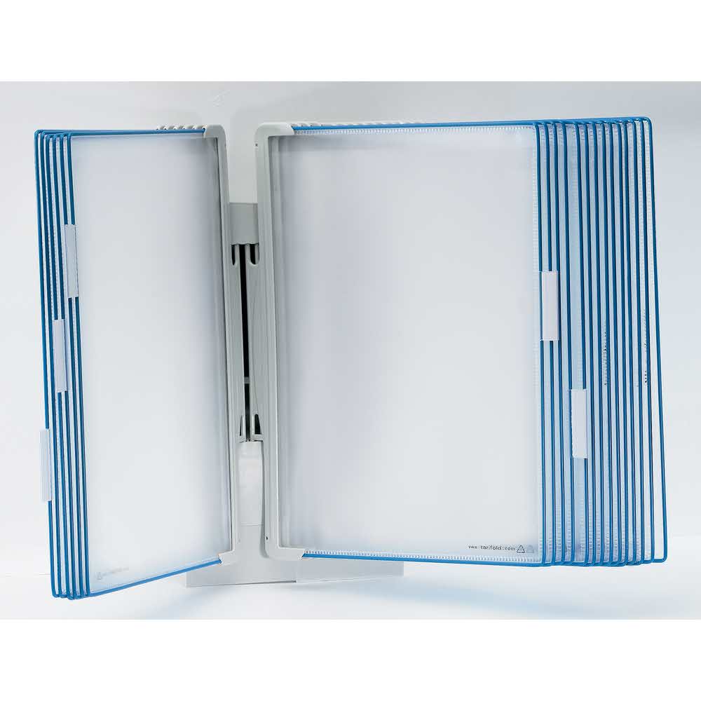 naścienny system prezentacyjny tarifold a4 +10 paneli prezentacyjnych niebieskich alibiuro.pl 18