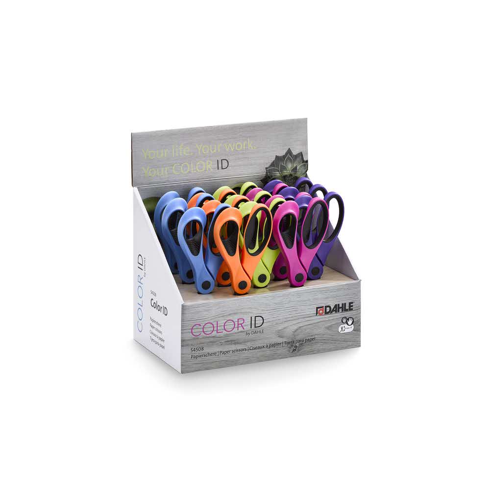 nożyczki dahle do papieru colorid 21 cmdspl15 sztmix kolorów alibiuro.pl 40