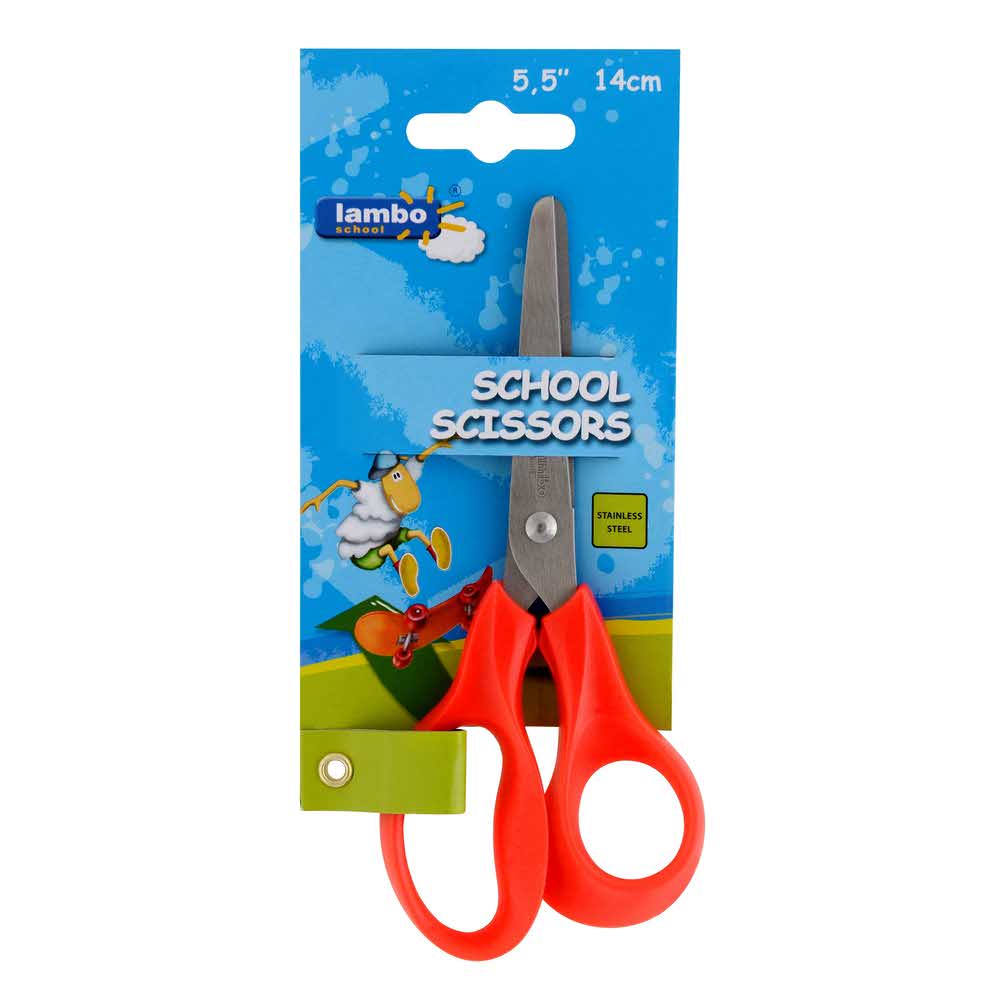 nożyczki lambo school z ergonomicznymuchwytem 14 cm alibiuro.pl 86