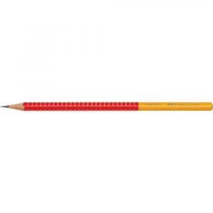 ołówek grip 2001 two tone czerwony faber castell alibiuro.pl 3