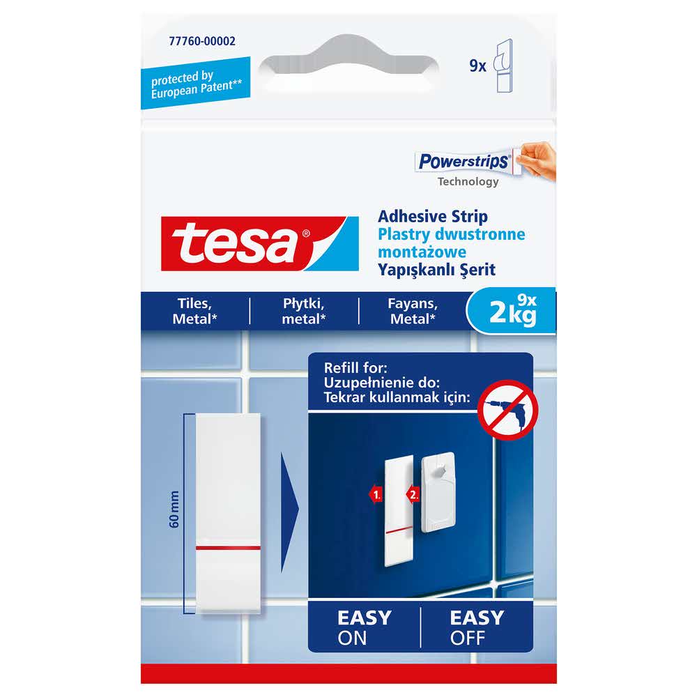 plastry montażowe do płytek tesa 2kg białe alibiuro.pl 74