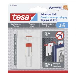 regulowany gwóźdź samoprzylepny do tapet tesa 2kg biały alibiuro.pl 56