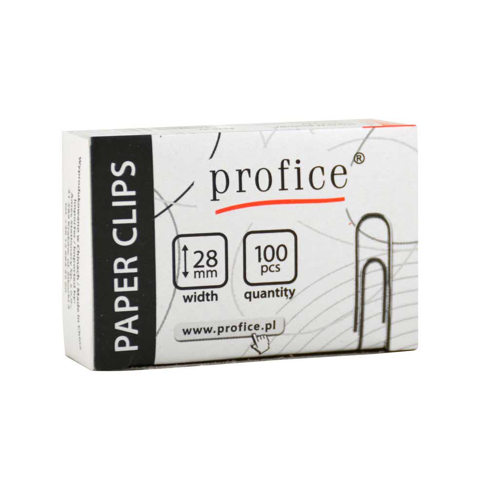 spinacze biurowe profice 28mm 100 szt. alibiuro.pl 91