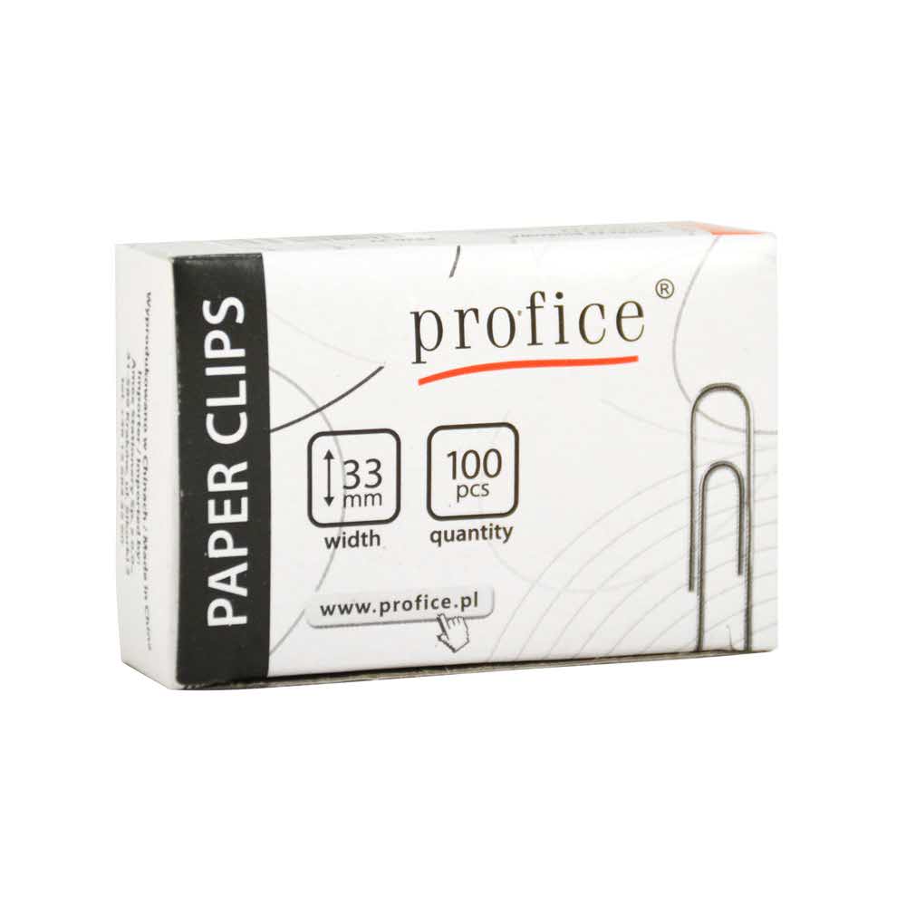 spinacze biurowe profice 33mm 100 szt. alibiuro.pl 8