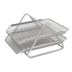 szuflada na dokumenty profice 2 poziomy srebrna alibiuro.pl 70