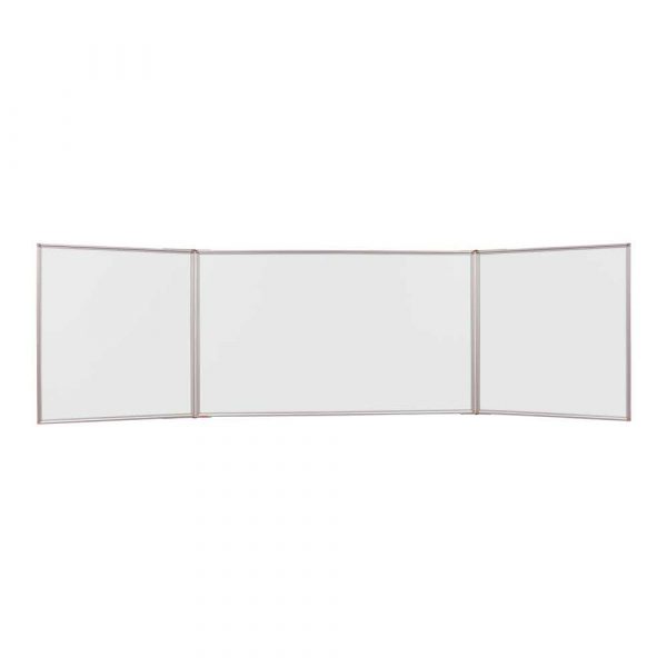 tablica tryptyk 120x90cm magnetyczna biała w ramie aluminiowej z półką basic alibiuro.pl 98