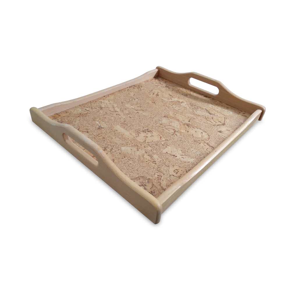 taca korkowa z uchwytem drewnianym 30x40cm alibiuro.pl 30