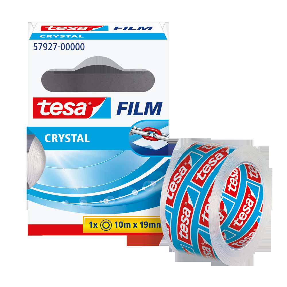 taśma biurowa tesa crystal 10m x 19mm kartonik alibiuro.pl 68