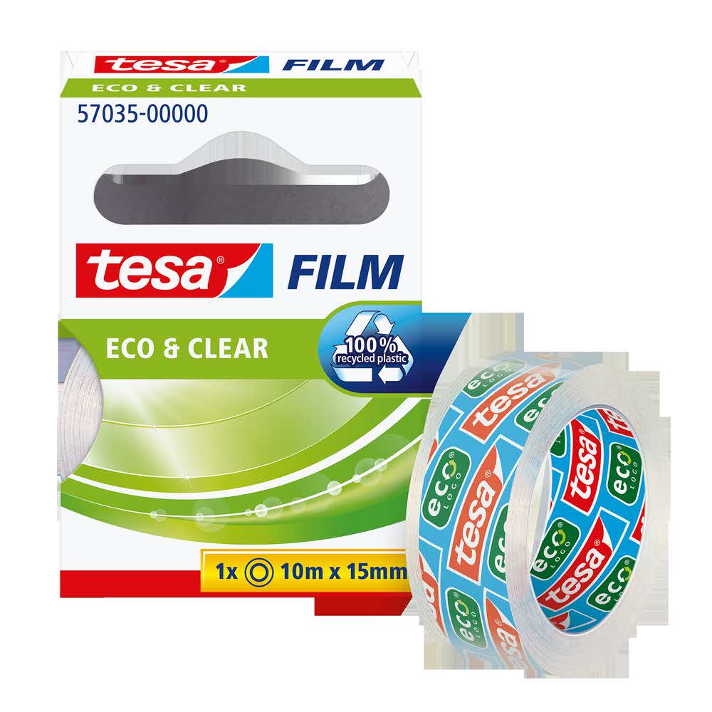 taśma biurowa tesa eco&clear 10m x 15mm kartonik alibiuro.pl 37