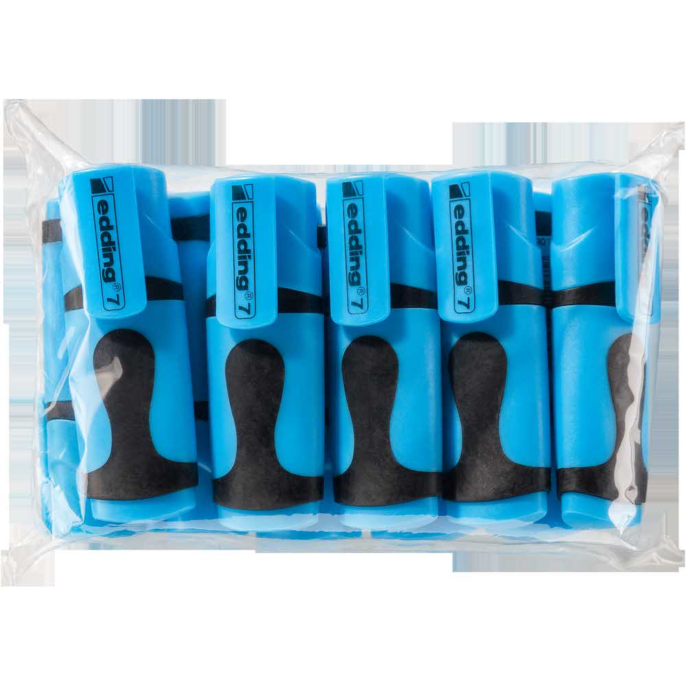 zakreślacze edding mini 10sztniebieskie w woreczku alibiuro.pl 66