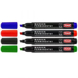 201 Marker permanentny końcówka 2-5 mm Toma zielony