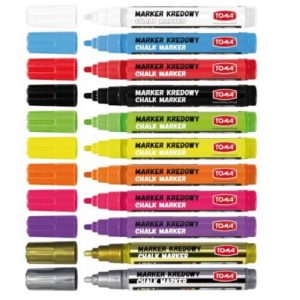 292 Marker kredowy końcówka 4,5 mm TOMA żółty