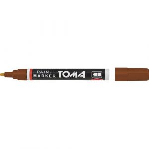 440 Marker olejowy końcówka 2,5 mm TOMA brązowy