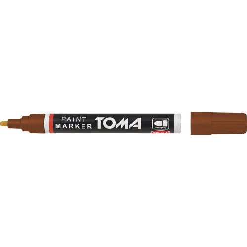 440 Marker olejowy końcówka 2,5 mm TOMA brązowy