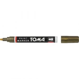 440 Marker olejowy końcówka 2,5 mm TOMA złoty