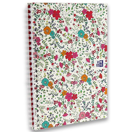 400094953 KOŁONOTATNIK OXFORD FLORAL A5 60K linia - obrazek 3