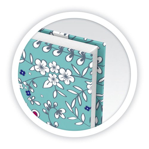 400094953 KOŁONOTATNIK OXFORD FLORAL A5 60K linia - obrazek 8