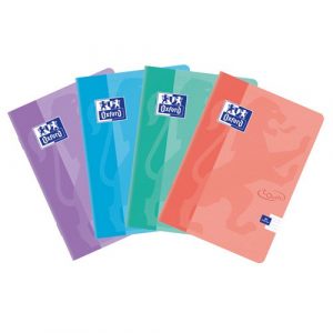 400123214 Zeszyt A5 60 kartek w kratkę Oxford Touch PASTEL