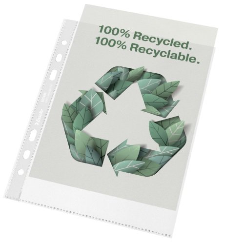 627495 Koszulka groszkowa Recycled Premium PP 70 mic. A5 100 szt./pudełko Esselte