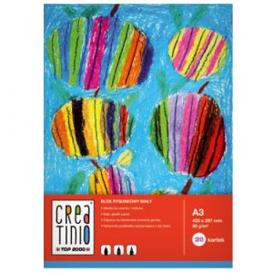 A3 20 kartek blok rysunkowy 90 g Creatinio TOP 2000 400079846 - biały