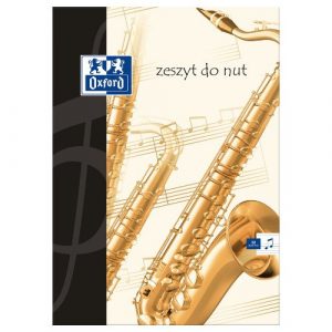 A4 Zeszyt do nut 32 kartki OXFORD 100302252