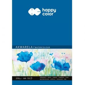 A4/10 Blok akwarelowy  ART 250g Happy Color HA 3725 2030-A1