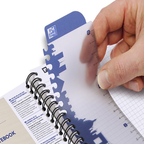 Kołonotatnik A5 90 kartek kratka ESSENTIALS Oxford 100102938 - obrazek 4