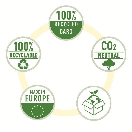 Segregator No.1 neutralny pod względem emisji CO2, A4, szer. 75 mm Esselte zielony 627567 - obrazek 4