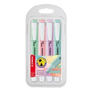 Zakreślacz STABILO swing cool pastel etui 4 szt.