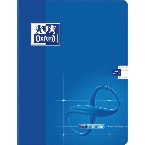 Zeszyt A5 60 kartek w kratkę INFINIUM Oxford 400026700 - obrazek 2