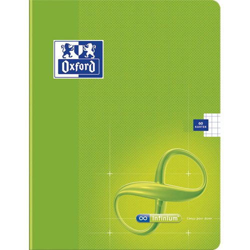 Zeszyt A5 60 kartek w kratkę INFINIUM Oxford 400026700 - obrazek 3