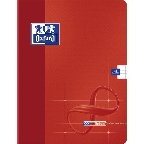Zeszyt A5 60 kartek w kratkę INFINIUM Oxford 400026700 - obrazek 4