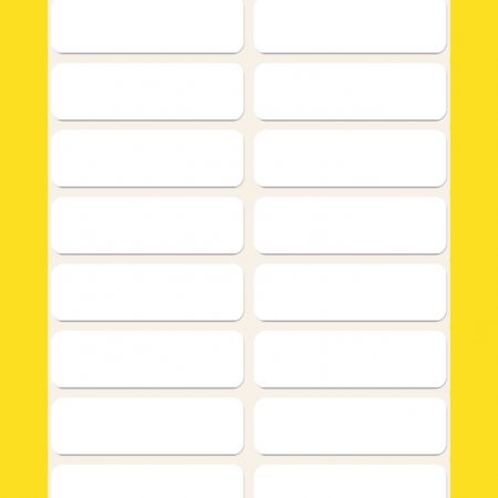 Białe minietykiety do opisywania ręcznego Avery Zweckform; 132 etyk./op., 32 x 10 mm