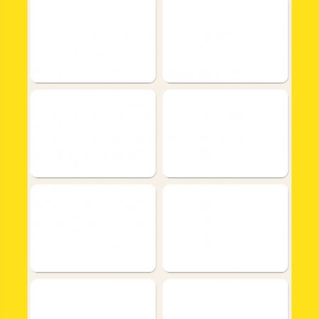 Białe minietykiety do opisywania ręcznego Avery Zweckform; 40 etyk./op., 38 x 29 mm