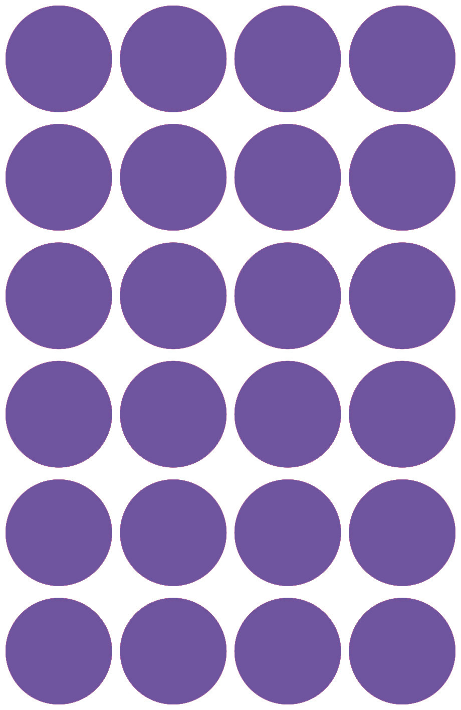 Kolorowe kółka do zaznaczania Avery Zweckform; 96 etyk./op., Ø18 mm, fioletowe - obrazek 2